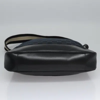 Pre-owned Gucci Bamboo Black Canvas Tote Bag ()