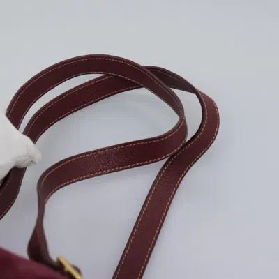 Pre-owned Gucci Bamboo Purple Suede Backpack Bag ()