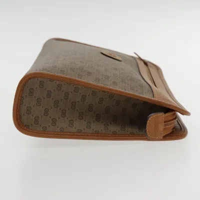 Pre-owned Gucci Beige Canvas Clutch Bag ()