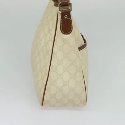 Pre-owned Gucci Gg Canvas Beige Canvas Shoulder Bag ()