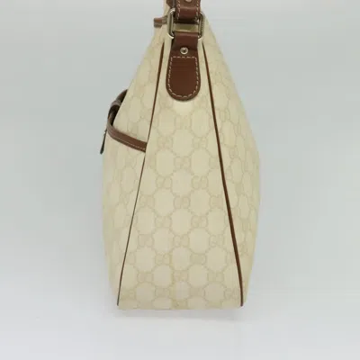 Pre-owned Gucci Gg Canvas Beige Canvas Shoulder Bag ()
