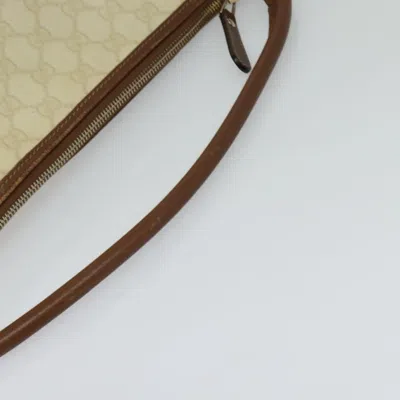 Pre-owned Gucci Gg Canvas Beige Canvas Shoulder Bag ()