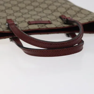 Pre-owned Gucci Gg Canvas Beige Canvas Tote Bag ()