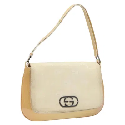 Pre-owned Gucci Gg Canvas Beige Canvas Shoulder Bag ()