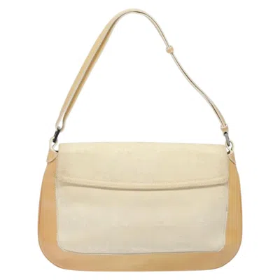 Pre-owned Gucci Gg Canvas Beige Canvas Shoulder Bag ()