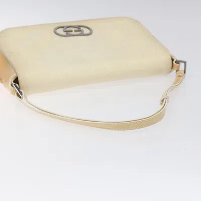 Pre-owned Gucci Gg Canvas Beige Canvas Shoulder Bag ()