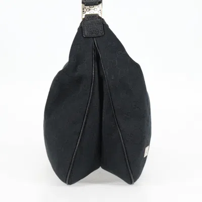 Pre-owned Gucci Gg Canvas Black Canvas Shoulder Bag ()