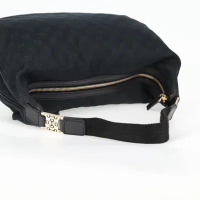 Pre-owned Gucci Gg Canvas Black Canvas Shoulder Bag ()