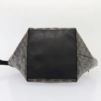 Pre-owned Gucci Gg Canvas Black Canvas Tote Bag ()