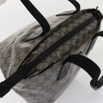 Pre-owned Gucci Gg Canvas Black Canvas Tote Bag ()