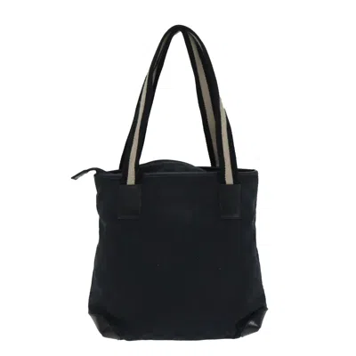 Pre-owned Gucci Gg Canvas Black Canvas Tote Bag ()
