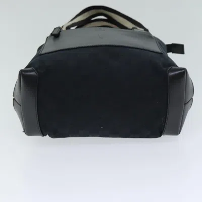 Pre-owned Gucci Gg Canvas Black Canvas Tote Bag ()