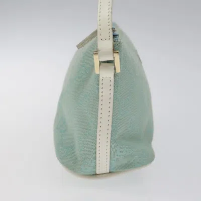 Pre-owned Gucci Gg Canvas Blue Canvas Clutch Bag ()
