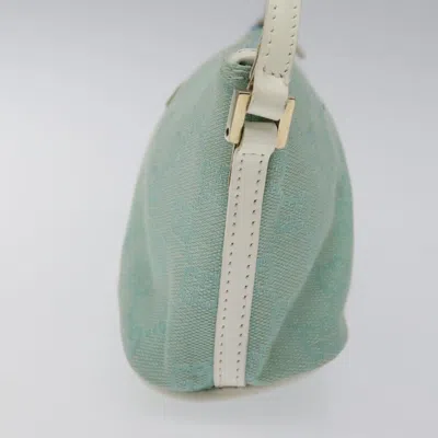 Pre-owned Gucci Gg Canvas Blue Canvas Clutch Bag ()