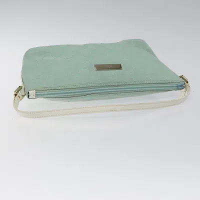 Pre-owned Gucci Gg Canvas Blue Canvas Clutch Bag ()