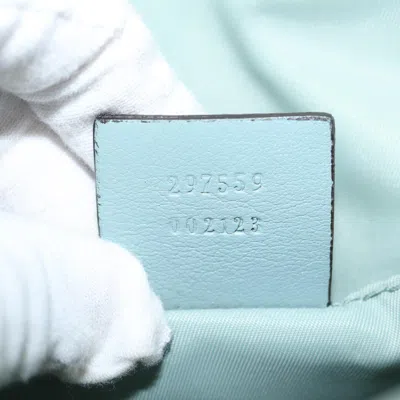 Pre-owned Gucci Gg Canvas Blue Canvas Shoulder Bag ()