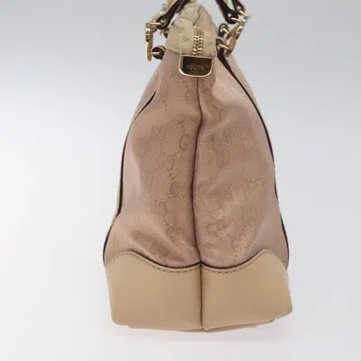 Pre-owned Gucci Gg Canvas Pink Canvas Tote Bag ()