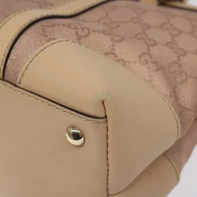 Pre-owned Gucci Gg Canvas Pink Canvas Tote Bag ()