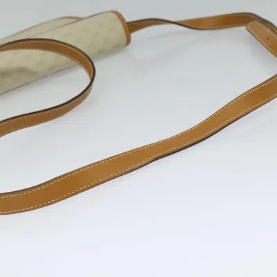 Pre-owned Gucci Micro Small Gg Canvas Beige Canvas Shoulder Bag ()