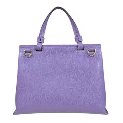 Pre-owned Gucci Purple Leather Shoulder Bag ()