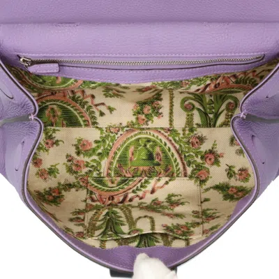 Pre-owned Gucci Purple Leather Shoulder Bag ()