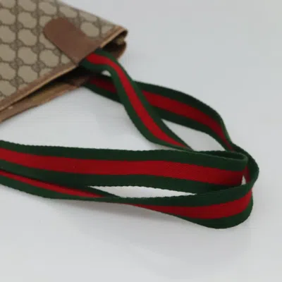 Pre-owned Gucci Sherry Beige Canvas Tote Bag ()