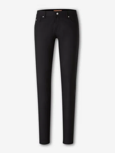 Marco Pescarolo Straight Dress Trousers In Black