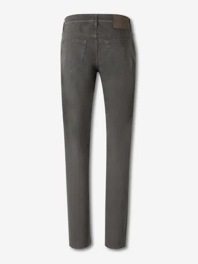 Jacob Cohen Belt-loop Jeans In Green