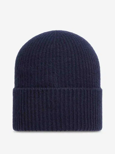 Moncler Cashmere Wool Beanie In Blue