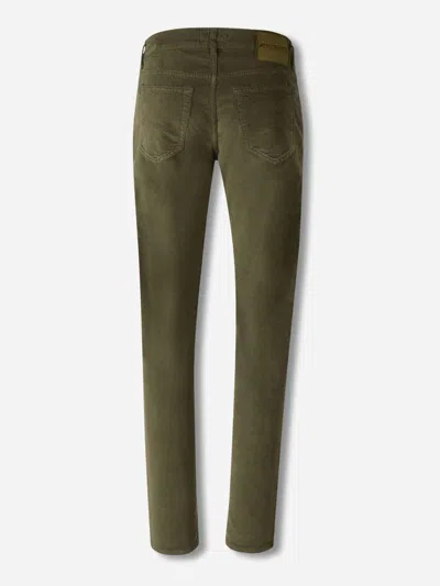 Jacob Cohen Slim Fit Pants In Green
