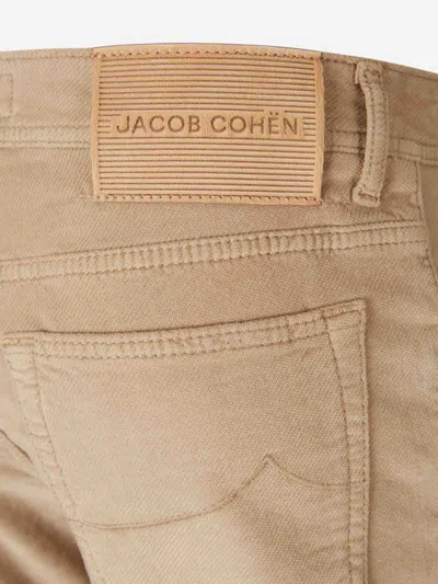 Jacob Cohen Button-fly Trousers In Brown