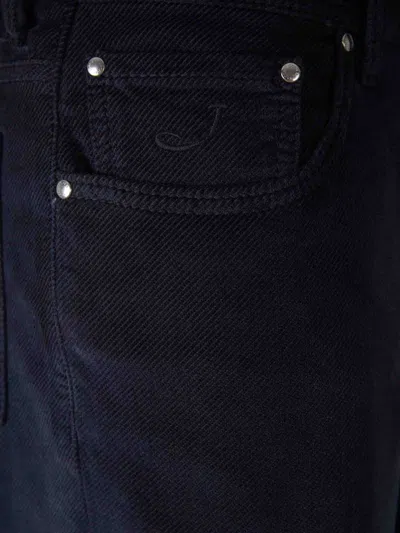 Jacob Cohen Slim Fit Pants In Blue