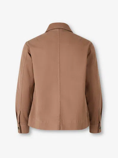 Nine In The Morning Classic-collar Shirt Jacket In Brown