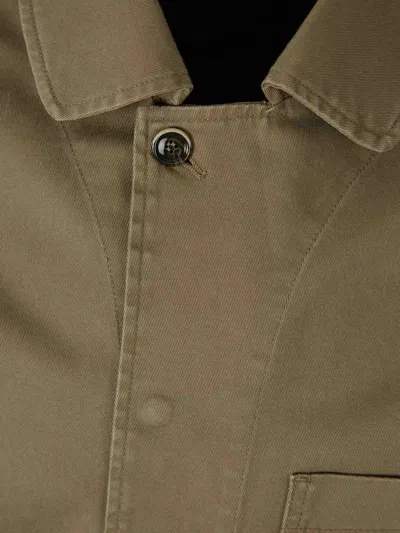 Nine In The Morning Classic-collar Shirt Jacket In Green