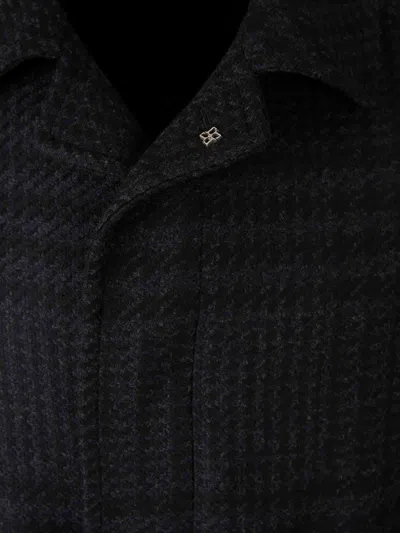 Tagliatore Straight Cut Jacket In Black