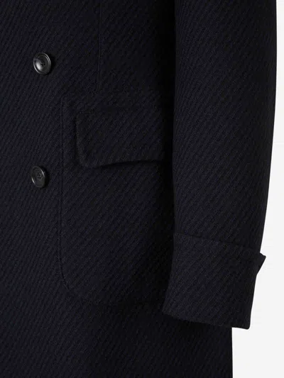 Tagliatore Wool Jacket In Blue