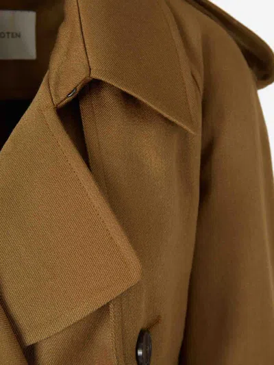 Dries Van Noten Long Coat By In Brown