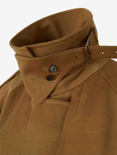 Dries Van Noten Long Coat By In Brown