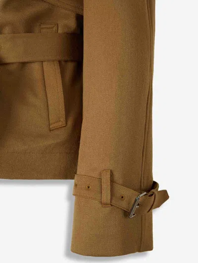 Dries Van Noten Long Coat By In Brown