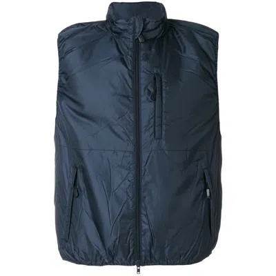 Aspesi Zip-fastening Gilet In Blue