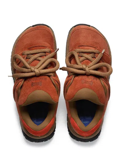 Birkenstock Goerlitz Unisex Suede Sneakers Shoes In Red