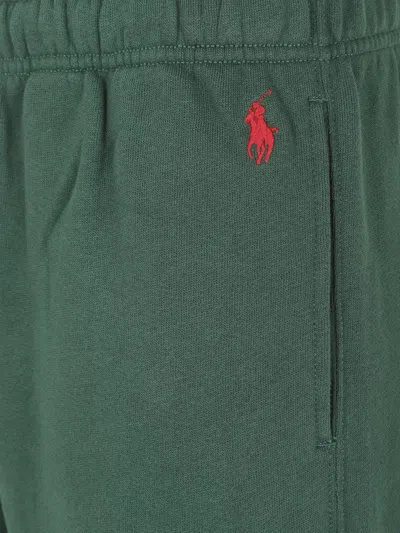Polo Ralph Lauren Relaxed Fit Knit Jogger Pants With Cuffed Ankles In Green