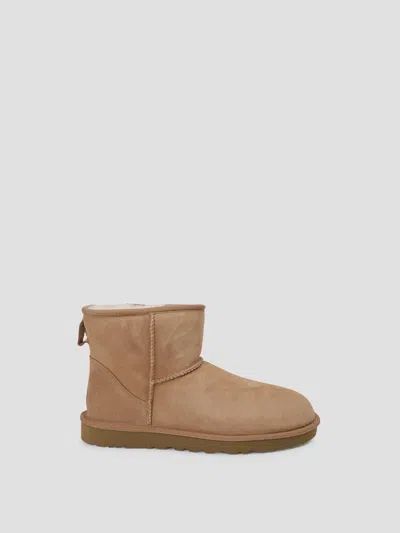 Ugg Classic Mini Suede Boots In Brown