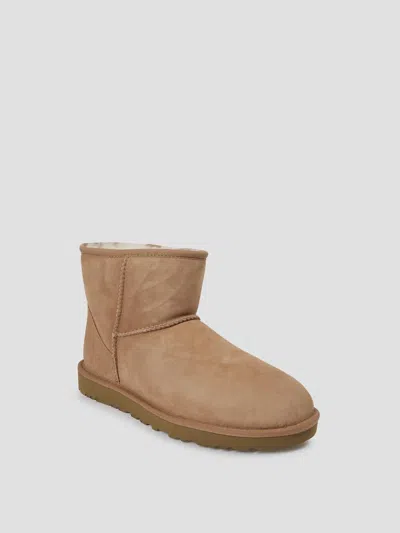 Ugg Classic Mini Suede Boots In Brown