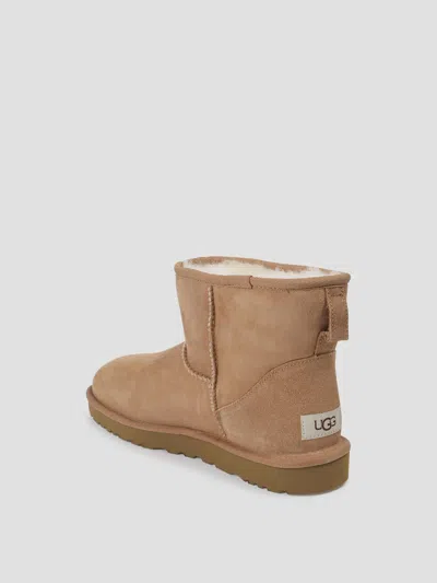 Ugg Classic Mini Suede Boots In Brown