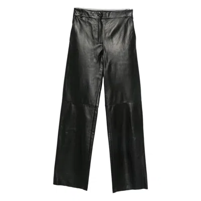 Antonelli Belt Loop Casual Pantslli In Black