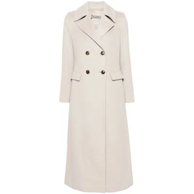 Herno Coats In White