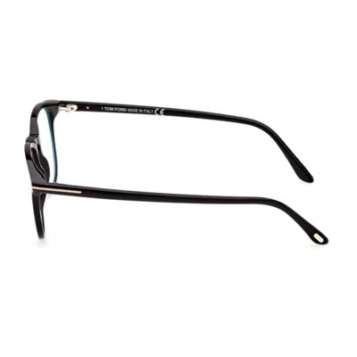 Tom Ford 53mm Square Blue Light Blocking Glasses In Black