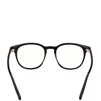 Tom Ford 53mm Square Blue Light Blocking Glasses In Black
