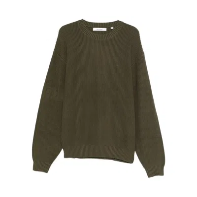 Daily Paper Ribbed-knit Jumper In Green